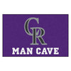 MLB - Colorado Rockies Man Cave Rug - 19in. x 30in.