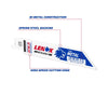 Lenox 6 in. Bi-Metal Reciprocating Saw Blade 24 TPI 1 pk (Pack of 50)