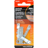 Hillman AnchorWire Silver Small Self-Leveling Hanger 1 lb. 6 pk (Pack of 10)