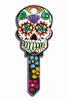 Lucky Line Key Shapes Sugar Skull House Key Blank Double sided For Schlage SC1 (Pack of 5)