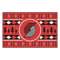 NBA - Portland Trail Blazers Holiday Sweater Rug - 19in. x 30in.