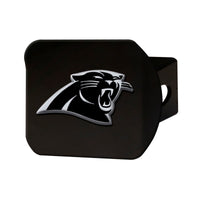 NFL - Carolina Panthers  Black Metal Hitch Cover