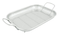 Grill Mark Sliver Stainless Steel Grill Basket 15 in. L x 11 in. W