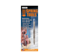 Spring Tools 1 pc. Hammerless Nail Starter and Nail Set 2/32 in.