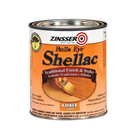 Zinsser Bulls Eye Shellac Amber Shellac Shellac 1 qt.