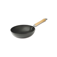 Joyce Chen Professional Cast Iron Stir Fry Pan 11.5 in. Black