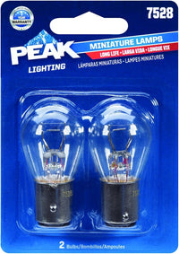 Peak Incandescent Parking/Stop/Tail/Turn Miniature Automotive Bulb 7528