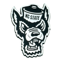 North Carolina State University 3D Chromed Metal Emblem