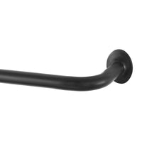 Kenney Sun Zero Black Room Darkening Curtain Rod 48 in. L X 86 in. L