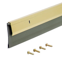 M-D Gold Aluminum Sweep For Garage Doors 36 in. L X 3/4 in.