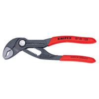 Knipex Cobra 5 in. Chrome Vanadium Steel Mini Water Pump Pliers Red 1 pk