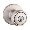 Kwikset Tylo Satin Nickel Entry Knobs 1-3/4 in.