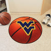 West Virginia University Basketball Rug - 27in. Diameter