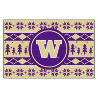 University of Washington Holiday Sweater Rug - 19in. x 30in.