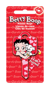 Howard Keys Betty Boop Betty Boop Pals Forever House/Office Key Blank Single sided For Schlage Locks (Pack of 5)