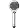 PlumbCraft Chrome Plastic 5 settings Handheld Showerhead 2 gpm