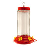 Audubon 6-Ports Red & Clear Glass Swirl Humming Bird Feeder 30 oz.