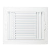 Deflect-O Jordan 10 in. H X 8 in. W 3-Way White Plastic Ceiling Register