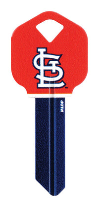 Hillman St. Louis Cardinals Painted Key House/Office Universal Key Blank Single (Pack of 6).