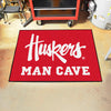 University of Nebraska Script Man Cave Rug - 34 in. x 42.5 in.