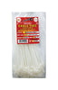 Tool City  8 in. L White  Cable Tie  100 pk