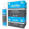 GE Max Flex White Siliconized Acrylic Caulk 10.1 oz. (Pack of 12)