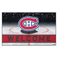 NHL - Montreal Canadiens Rubber Door Mat - 18in. x 30in.