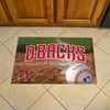 MLB - Arizona Diamondbacks Rubber Scraper Door Mat