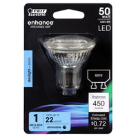 Feit Enhance MR16 GU10 LED Bulb Daylight 50 Watt Equivalence 1 pk