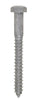 Hillman 1/2 in. X 4-1/2 in. L Hex Hot Dipped Galvanized Steel Lag Screw 25 pk