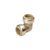 BK Products Proline Push to Connect 1 in. PTC X 1 in. D PTC Brass 90 Degree Elbow