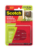 3M Scotch-Mount Double Sided 1 in. W X 3 in. L Mounting Strips Black