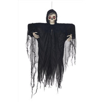 Seasons 39 in. Prelit Hanging Talking Ghoul Halloween Decor