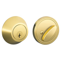 Schlage Bright Brass Metal Single Cylinder Deadbolt