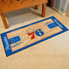 NBA - Philadelphia 76ers Court Runner Rug - 24in. x 44in.