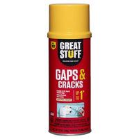 Great Stuff Gaps & Cracks Ivory Polyurethane Foam Insulating Insulating Sealant 12 oz (Pack of 12)