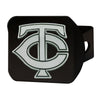 MLB - Minnesota Twins Black Metal Hitch Cover