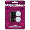 Magic Sliders Gray Plastic Floor Slide 4 pk