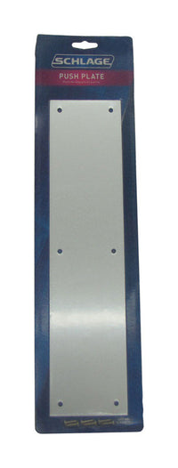 Schlage 3.5 in. H X 15 in. L Aluminum Push Plate