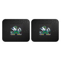 Notre Dame Leprechaun Back Seat Car Mats - 2 Piece Set