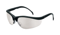 MCR Safety Klondike Safety Glasses Clear Lens Black Frame 1 pc. (Pack of 12)