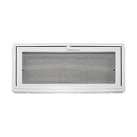 Duo-Corp Competitor White Glass/Vinyl Window 22 in. H X 2.125 in. W X 31.75 in. L 1 pk