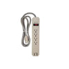 Fabcordz 4 ft. L 4 outlets Surge Protector Gray 990 J