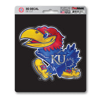 University of Kansas 3D Decal Sticker