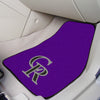 MLB - Colorado Rockies Carpet Car Mat Set - 2 Pieces