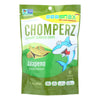 Seasnax Chomperz Crunchy Seaweed Chips - Jalapeno - Case of 8 - 1 oz.