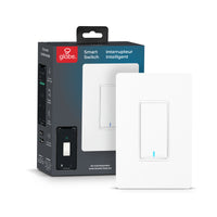 Globe Electric 15 amps WiFi Smart Wireless Light Switch White 1 pk