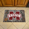 Mississippi State University Camo Camo Rubber Scraper Door Mat