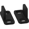 National Hardware Matte Black Aluminum Double Floor Guide 1 pc