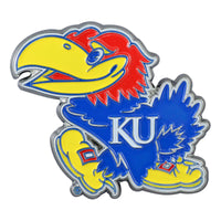 University of Kansas 3D Color Metal Emblem